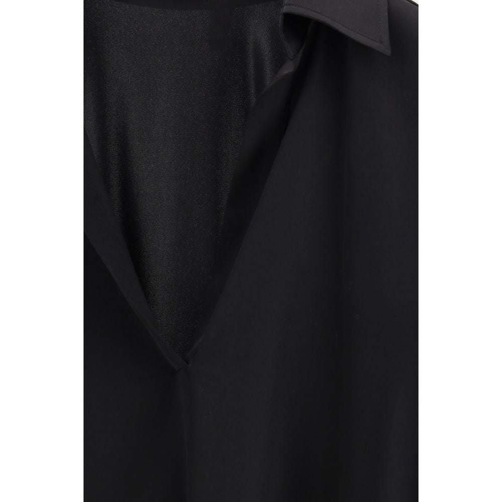 Tom Ford Black Silk Dress Women's Shirt