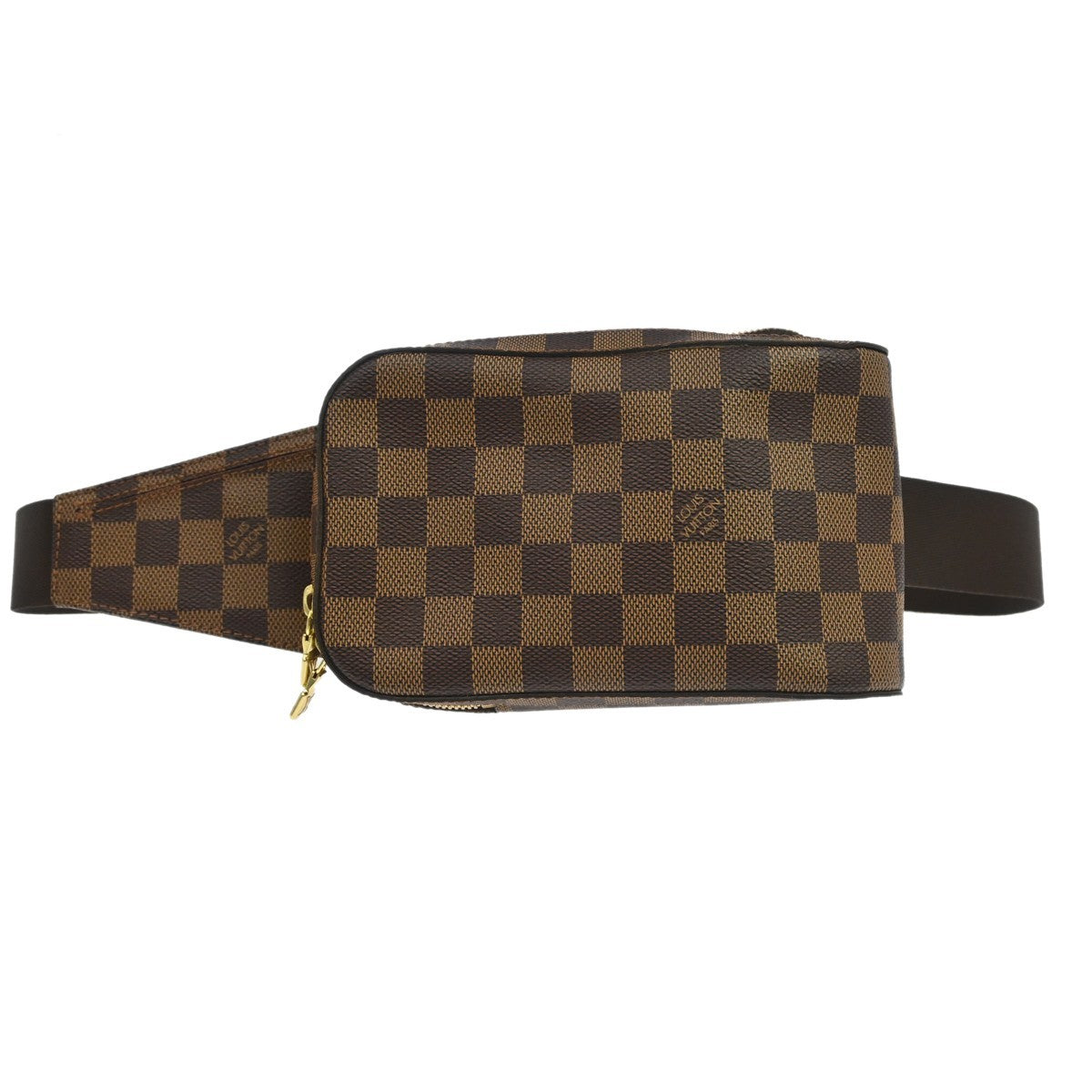 Louis Vuitton Geronimos Damier Brown Canvas Clutche & Pouche Bag (Pre-Owned)