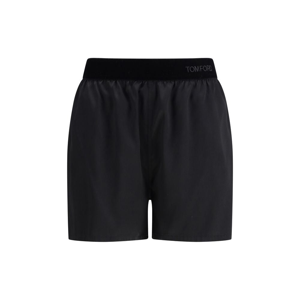Tom Ford Black Silk Bermuda Women's Shorts