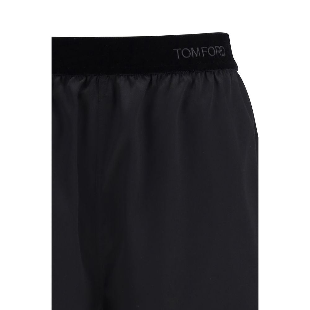 Tom Ford Black Silk Bermuda Women's Shorts