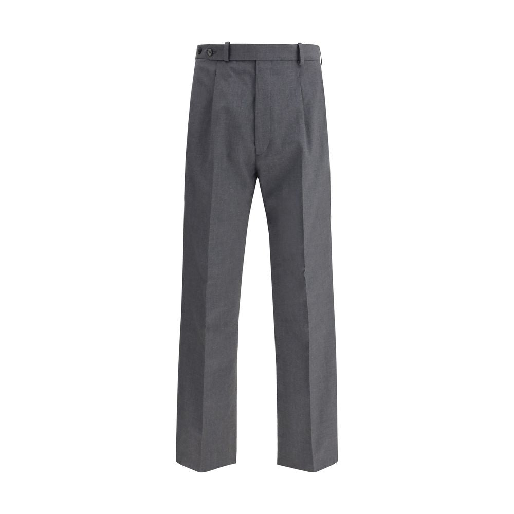 Prada Gray Wool Oves Aries Dress Men's Pants