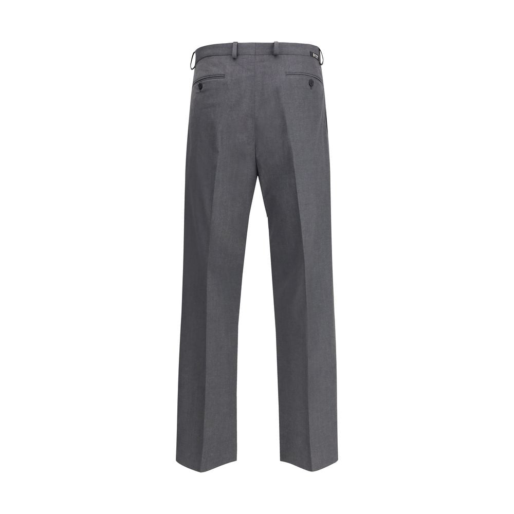 Prada Gray Wool Oves Aries Dress Men's Pants