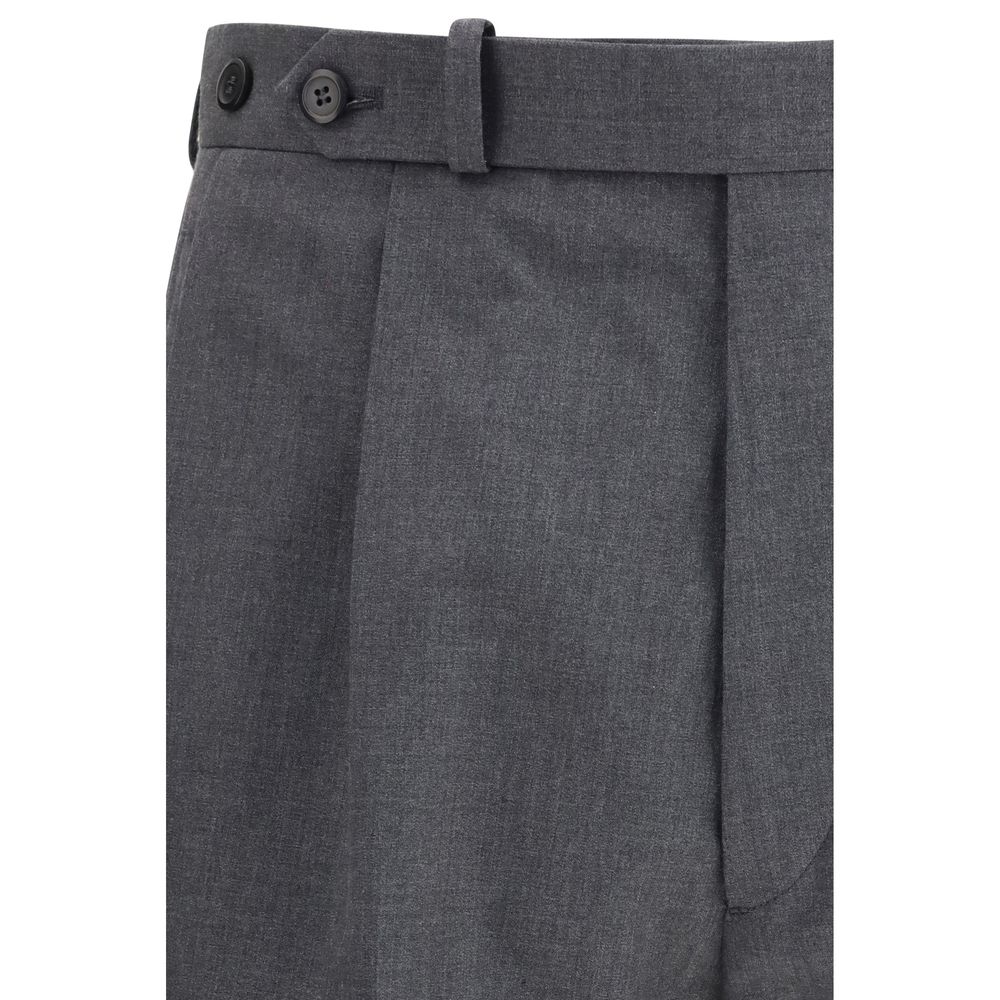 Prada Gray Wool Oves Aries Dress Men's Pants