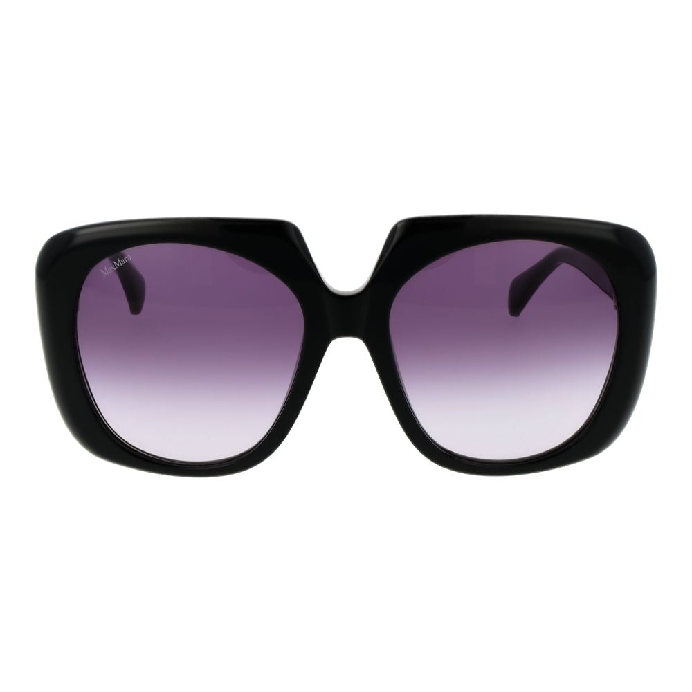 Max Mara Black Plastic Women's Sunglasses
