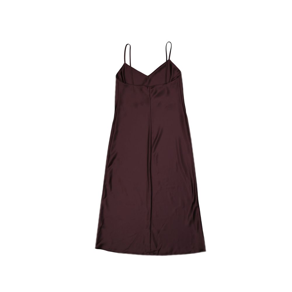 BLANCA VITA Purple Silk Casual Women's Dress