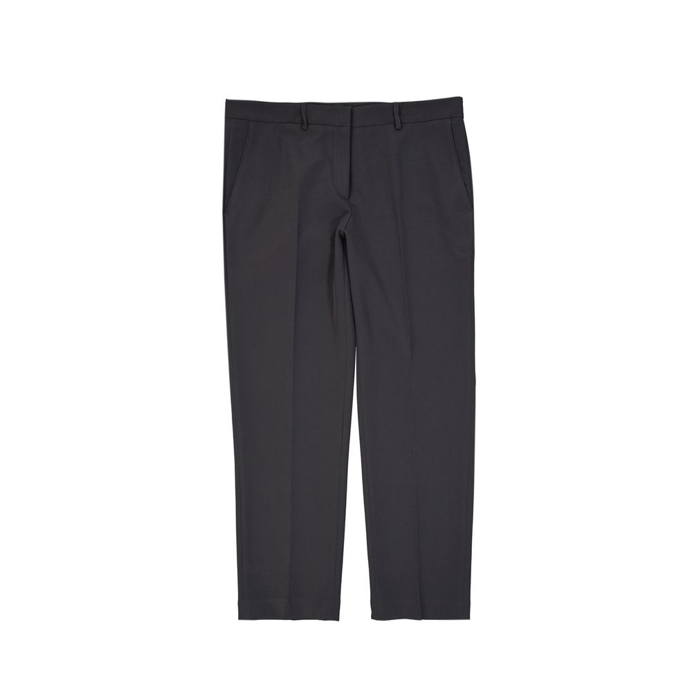 BLANCA VITA Gray Elastane Casual Women's Pants