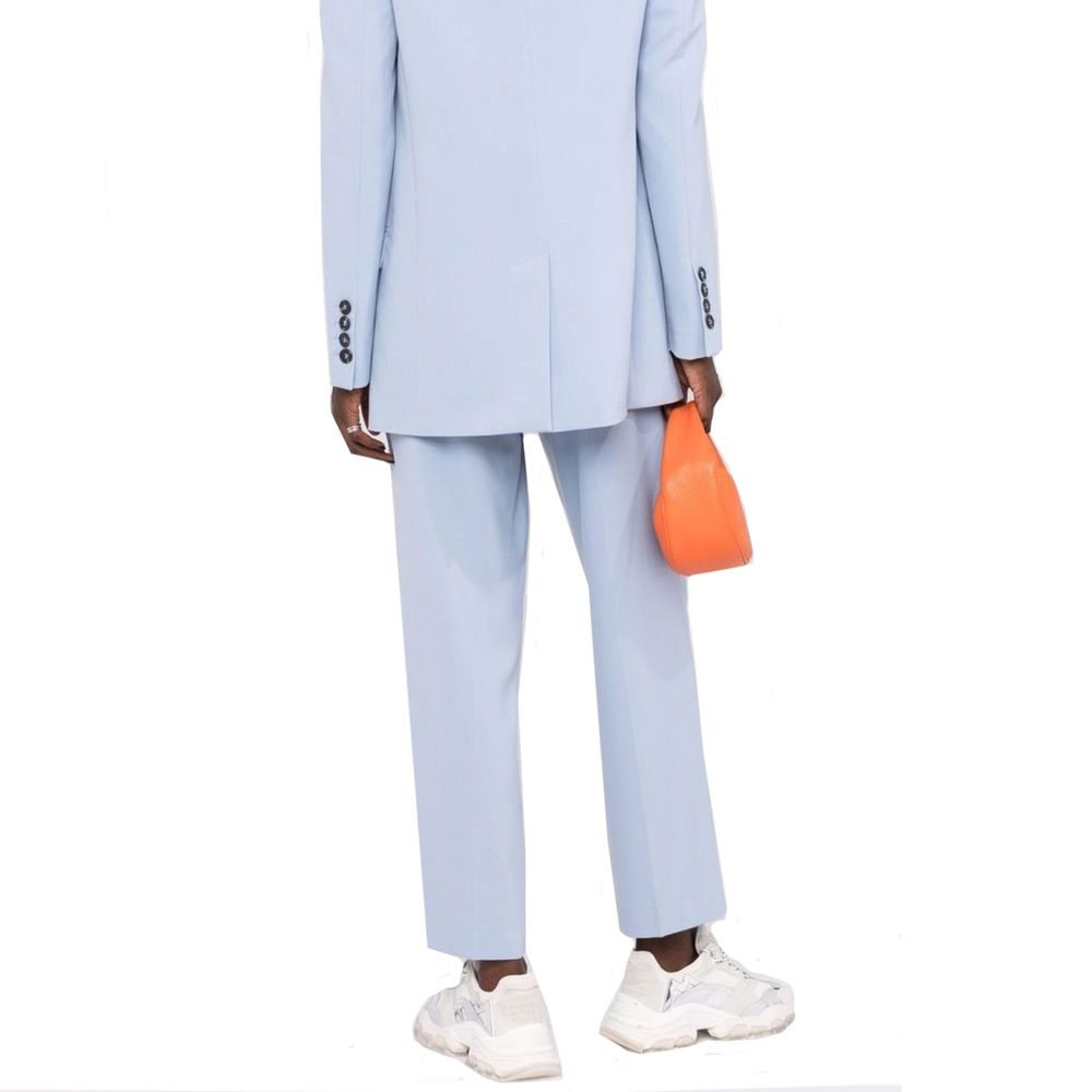 BLANCA VITA Blue Elastane Dress Women's Pants