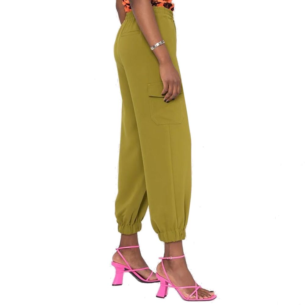 BLANCA VITA Bicolor Elastane Casual Women's Pants