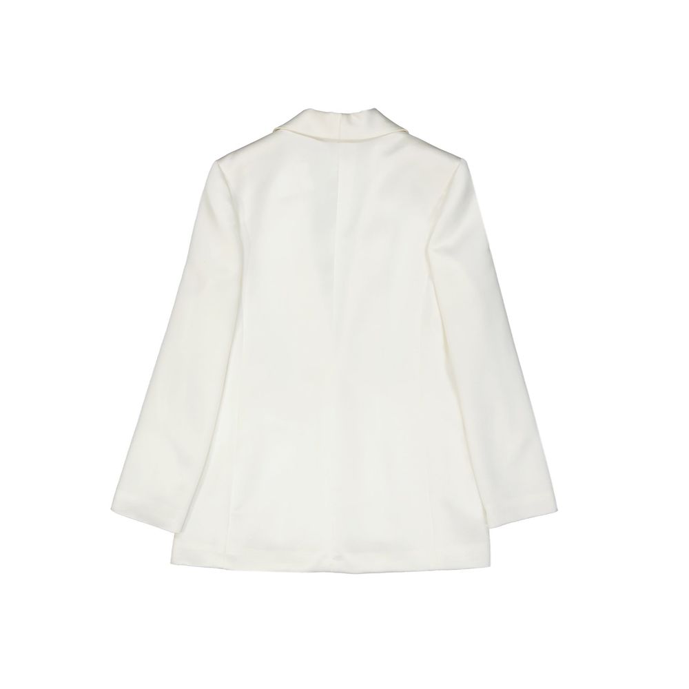 BLANCA VITA White Polyester Women's Blazer