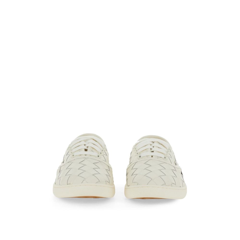 Bottega Veneta White Calfskin Men's Sneakers