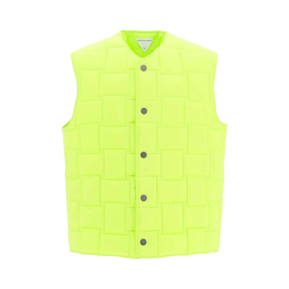 Bottega Veneta Bicolor Polyamide Sleeveless Men's Jacket