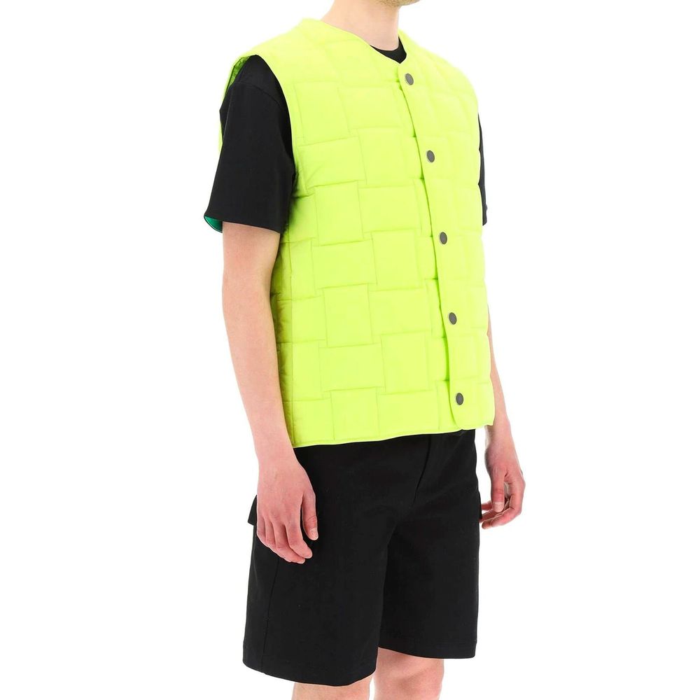 Bottega Veneta Bicolor Polyamide Sleeveless Men's Jacket