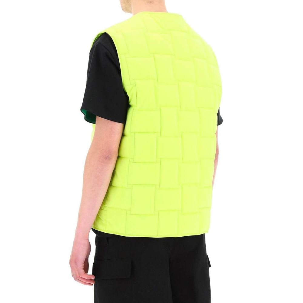 Bottega Veneta Bicolor Polyamide Sleeveless Men's Jacket