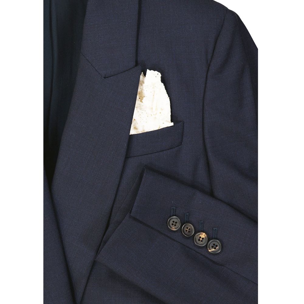 Brunello Cucinelli Blue Virgin Wool Women's Blazer