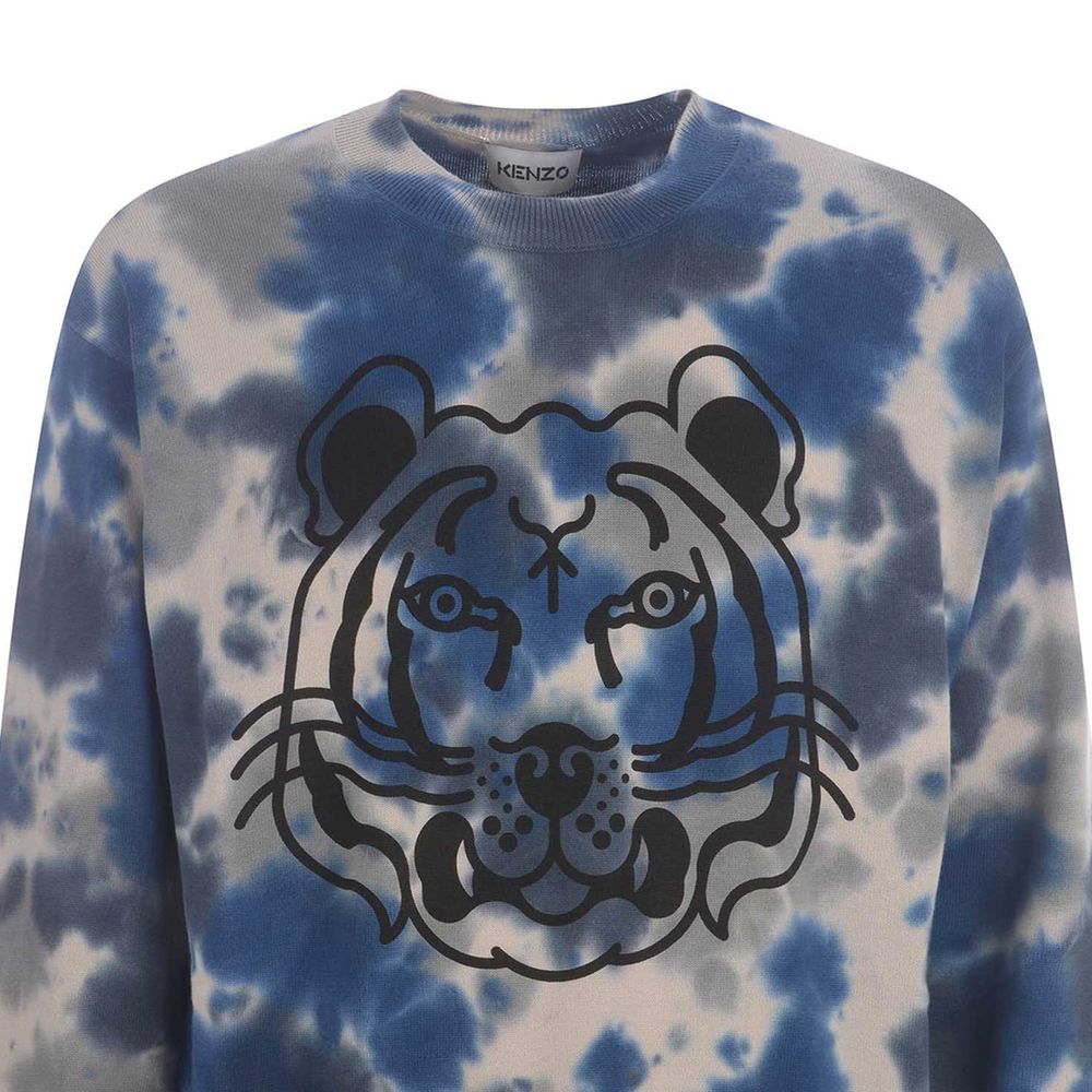 Kenzo Gray Cotton Men's Sweatshirt