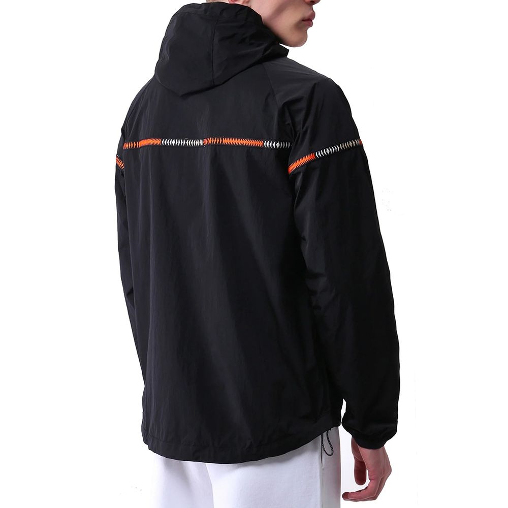 Marcelo Burlon Black Polyamide Shell Men's Jacket
