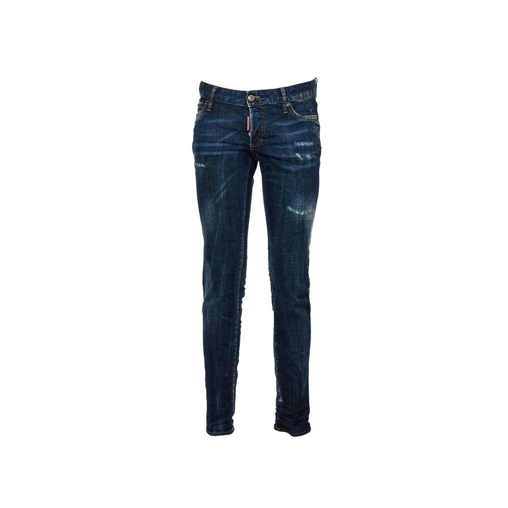 Dsquared² Blue Cotton Skinny Women's Jeans