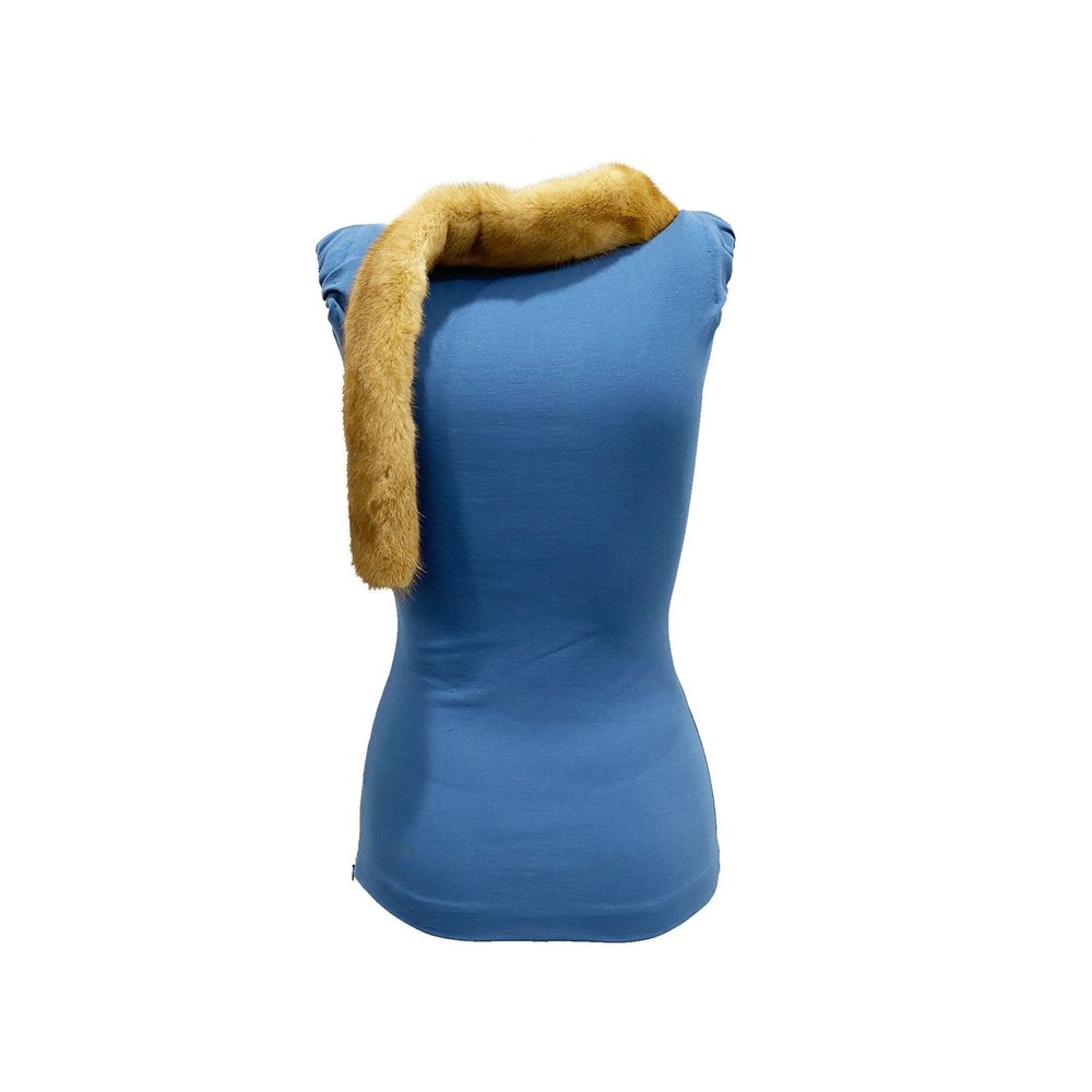 Dsquared² Blue Viscose Tank Women's Tops