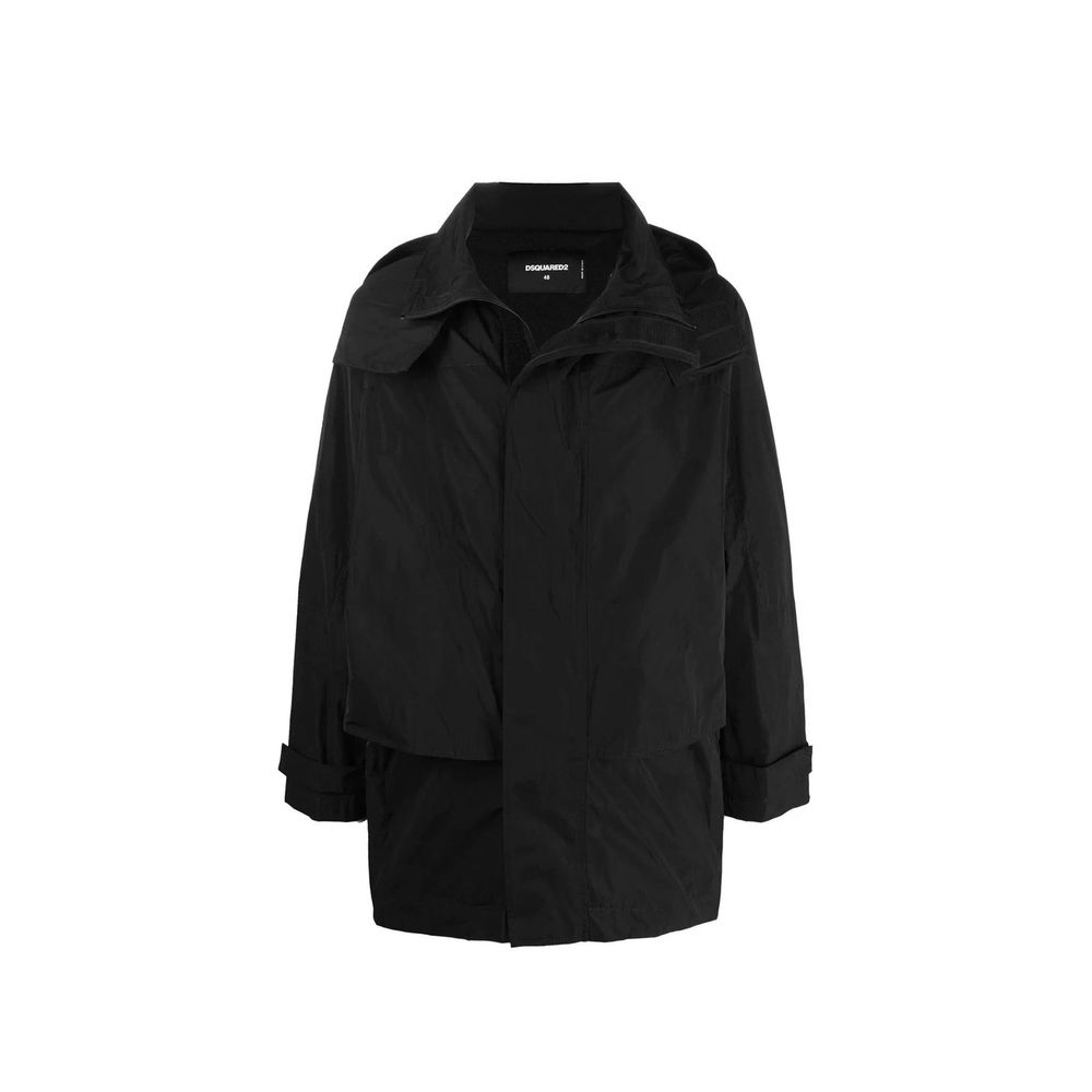 Dsquared² Black Nylon Shell Men's Jacket