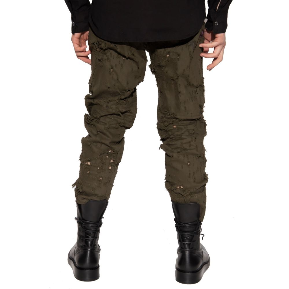 Dsquared² Bicolor Cotton Casual Men's Pants