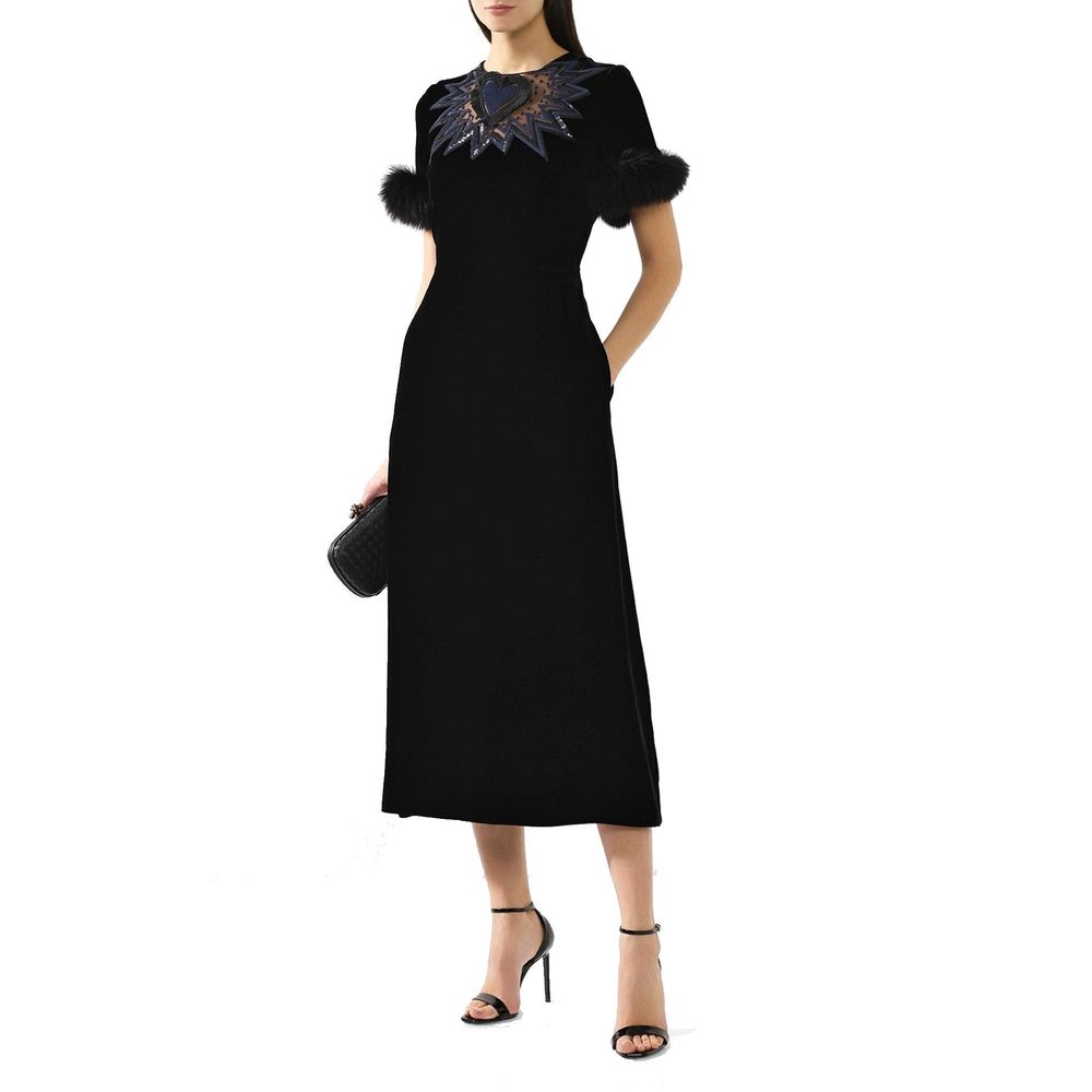 Fendi Black Viscose Casual Women's Dress