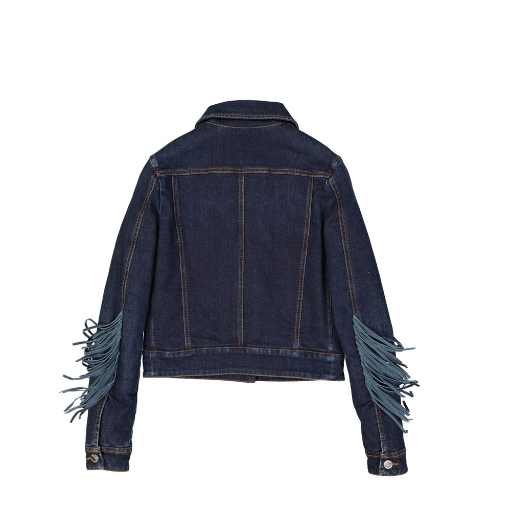 Frankie Morello Blue Cotton Denim Women's Jacket