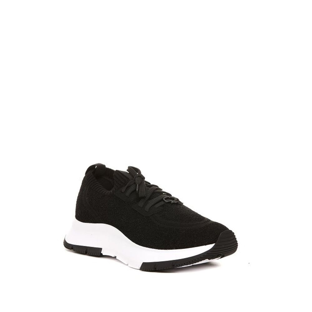 Gianvito Rossi Black Fabric Athletic Women's Sneakers