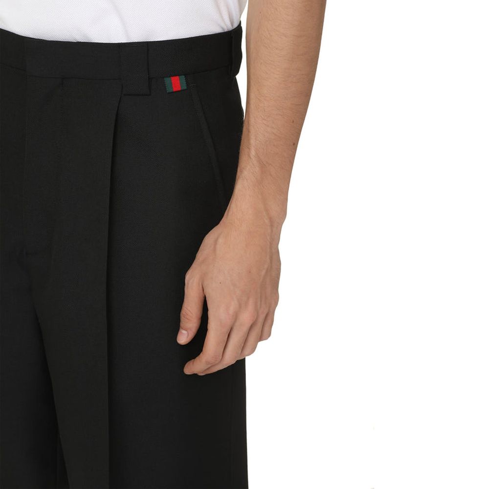 Gucci Black Polyester Men's Clothing
