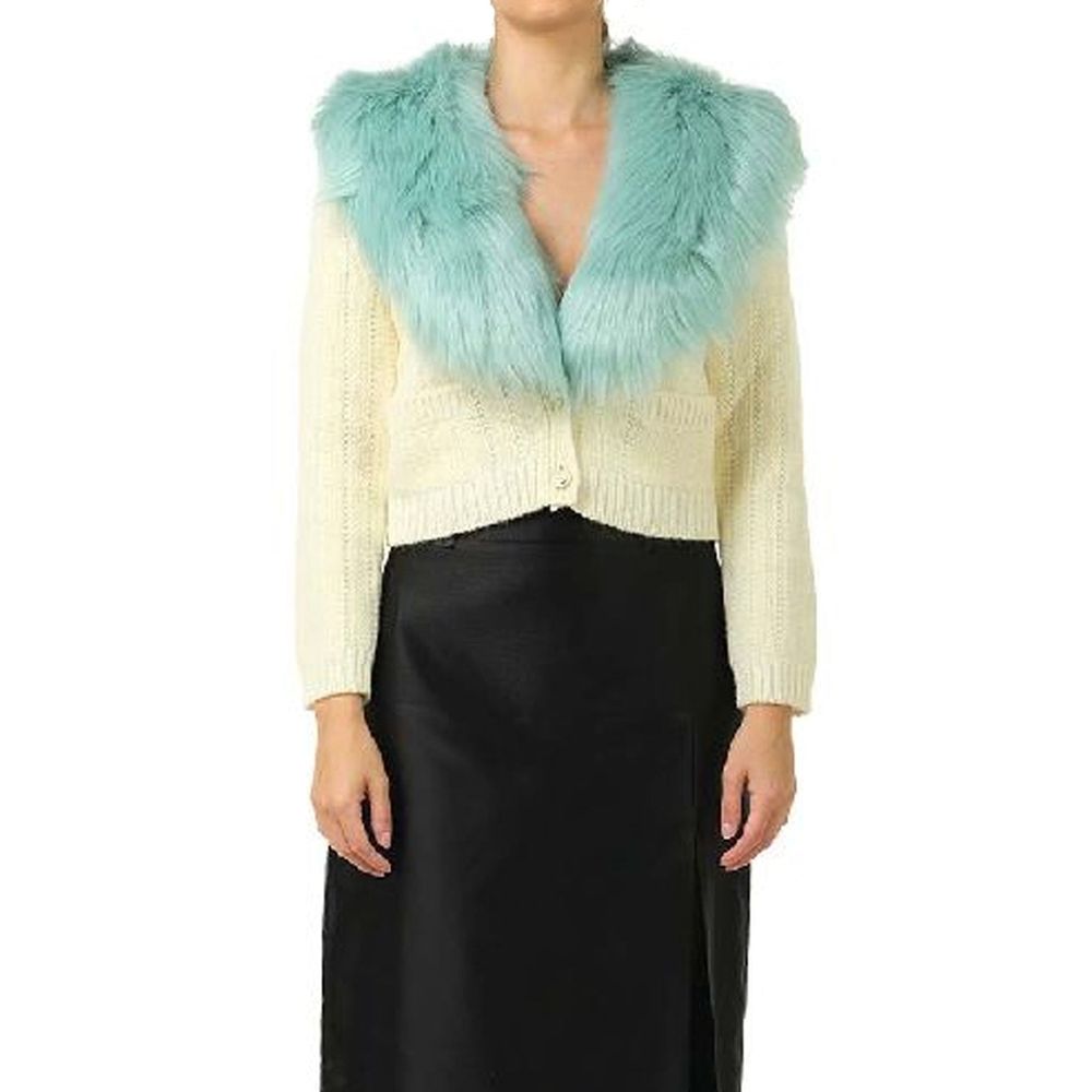 Gucci White Wool Women's Cardigan