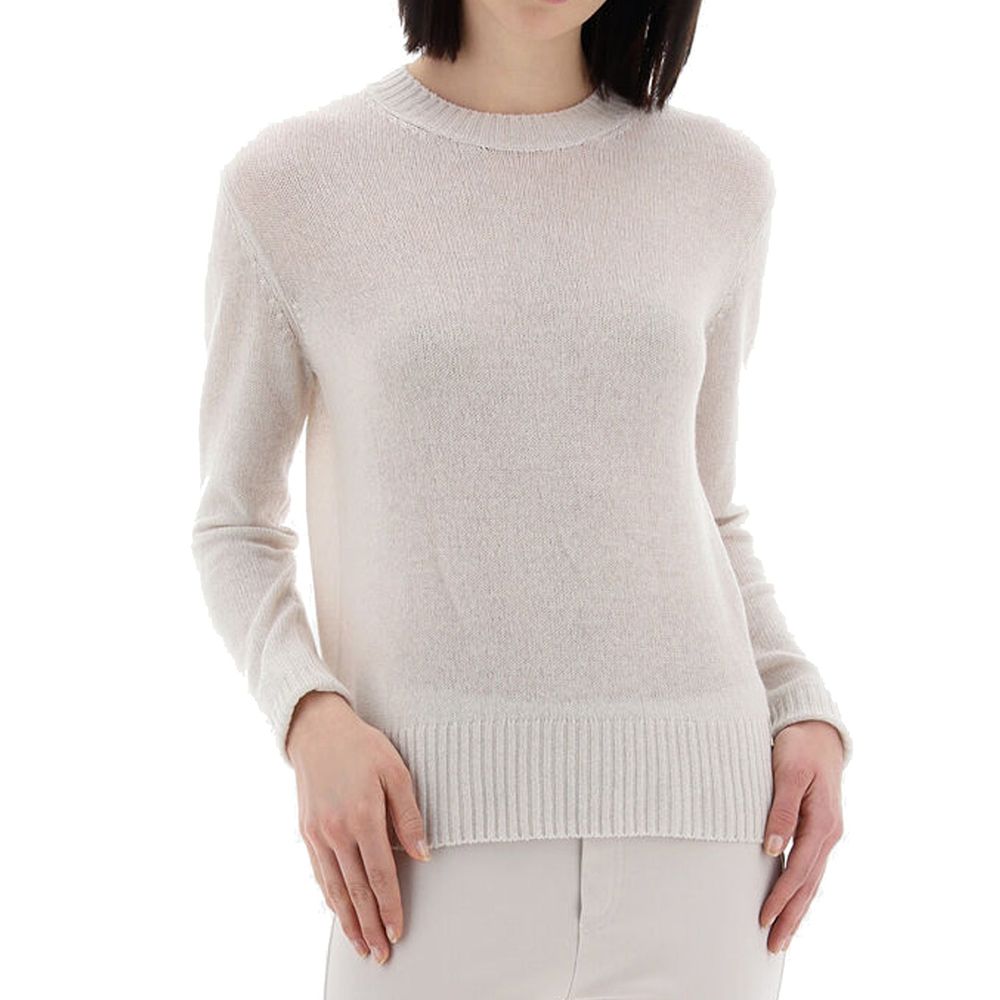 Herno White Cashmere Women's Sweater