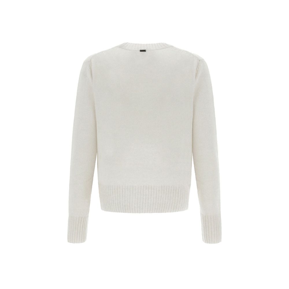 Herno White Cashmere Women's Sweater