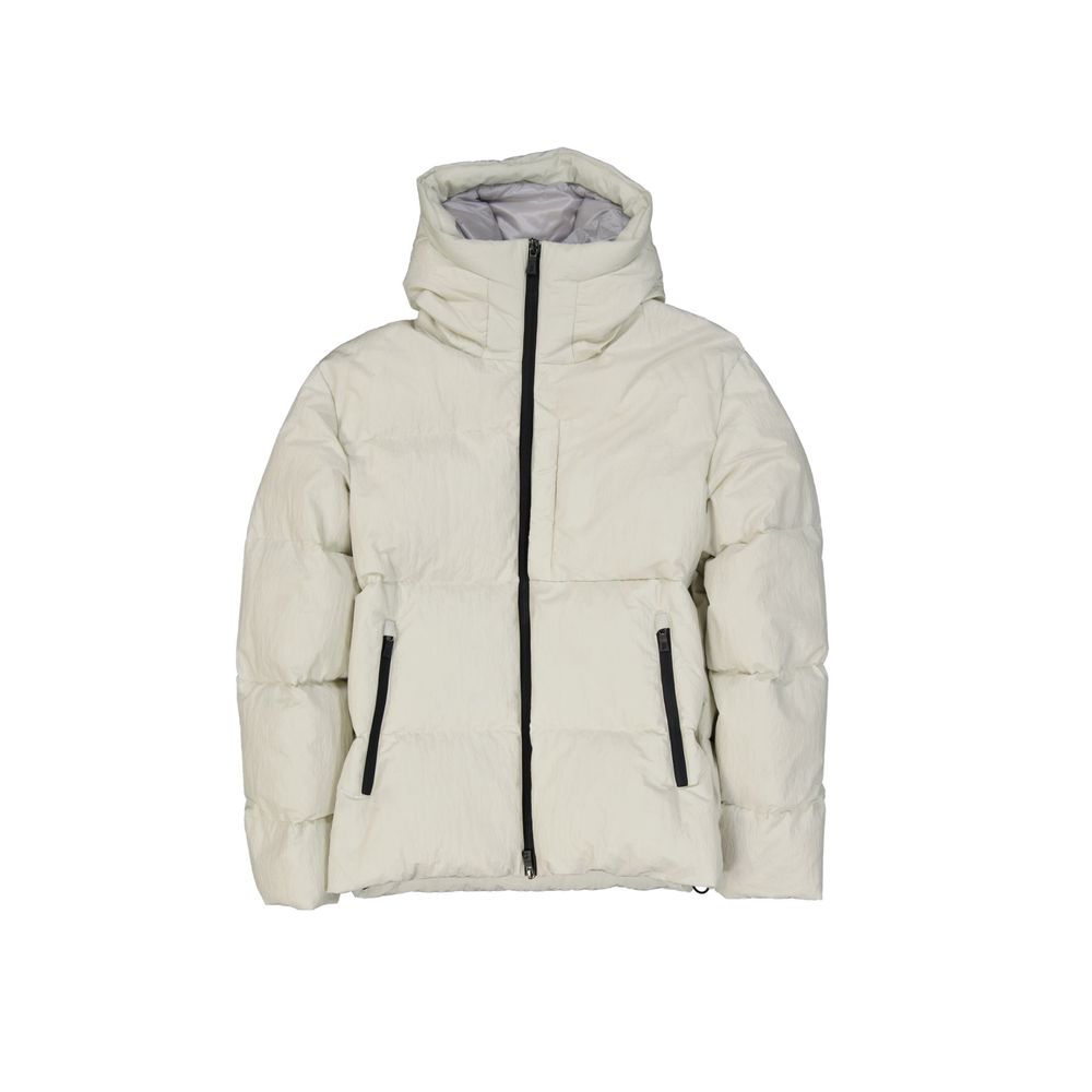 Herno White Polyamide Full-Length Men's Jacket