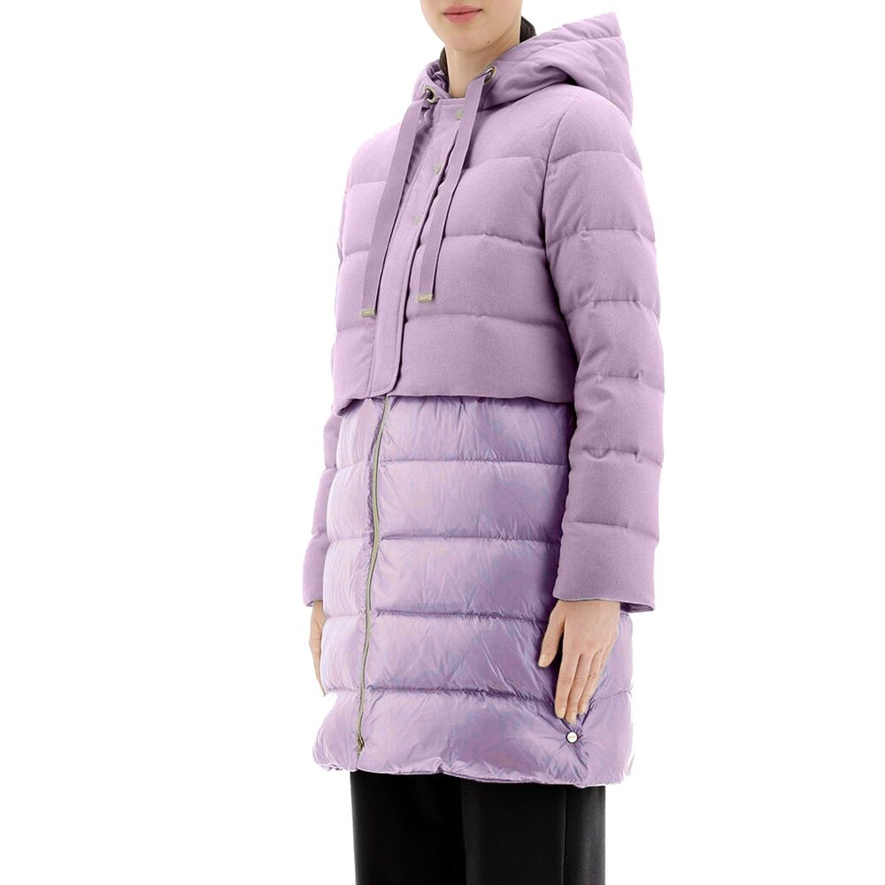 Herno Purple Cashmere Women's Coat
