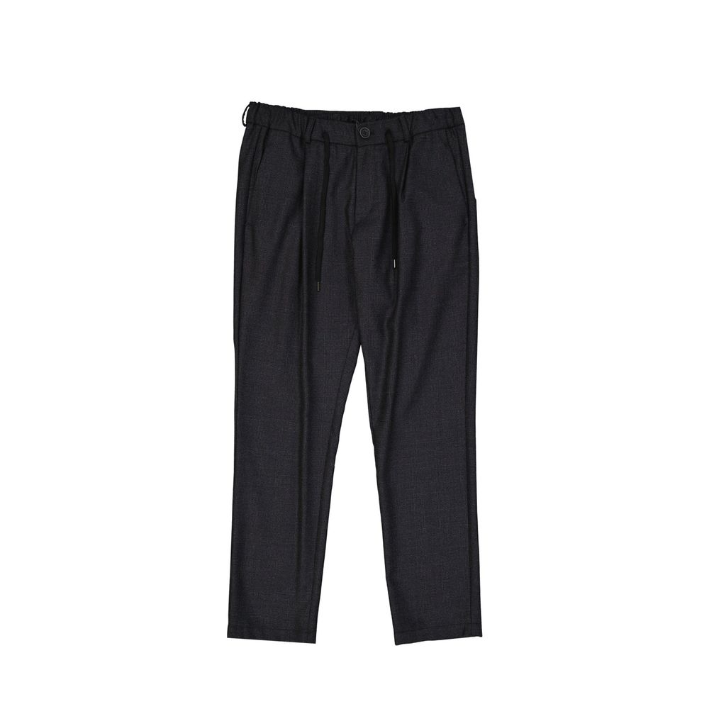Herno Gray Wool Casual Men's Pants
