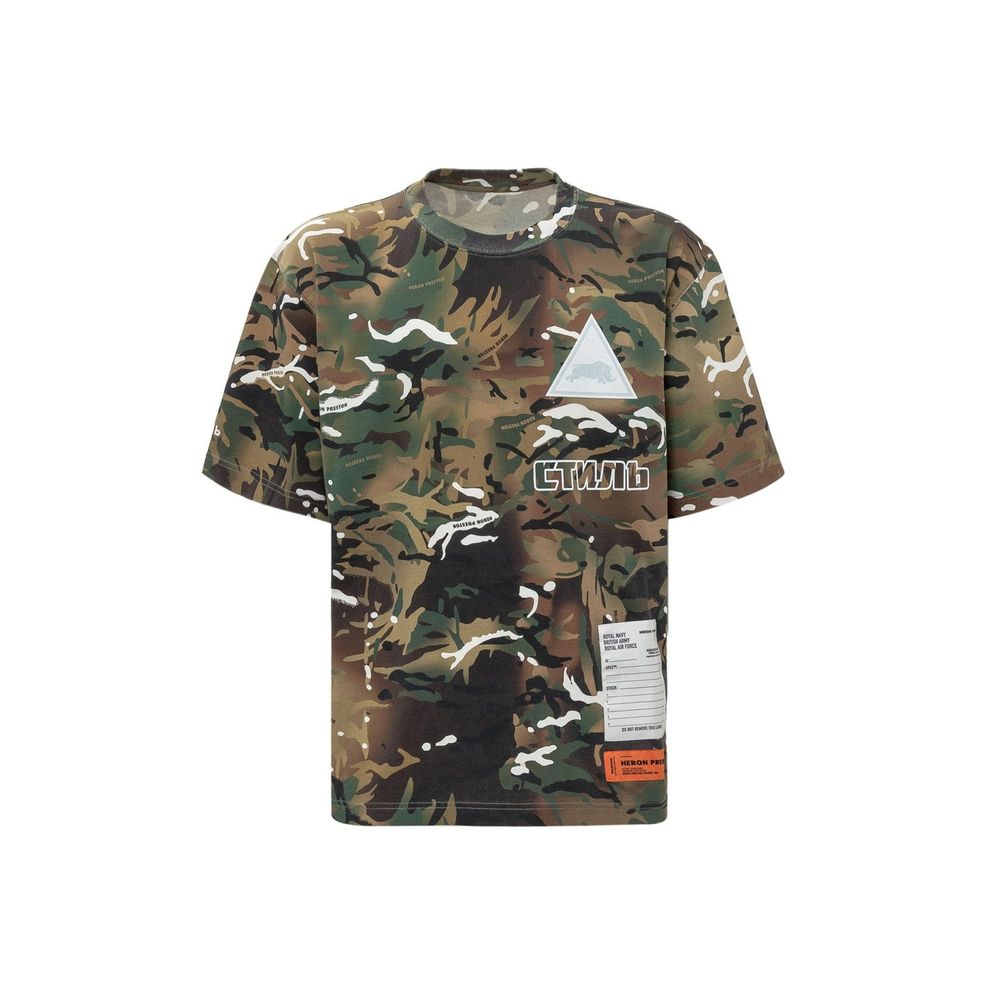 Heron Preston Bicolor Cotton Men's T-Shirt