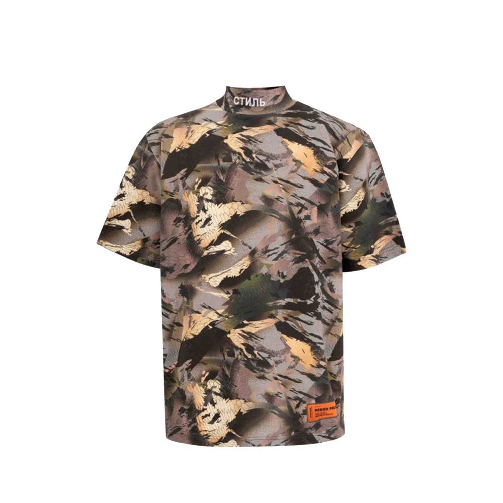 Heron Preston Bicolor Cotton Men's T-Shirt