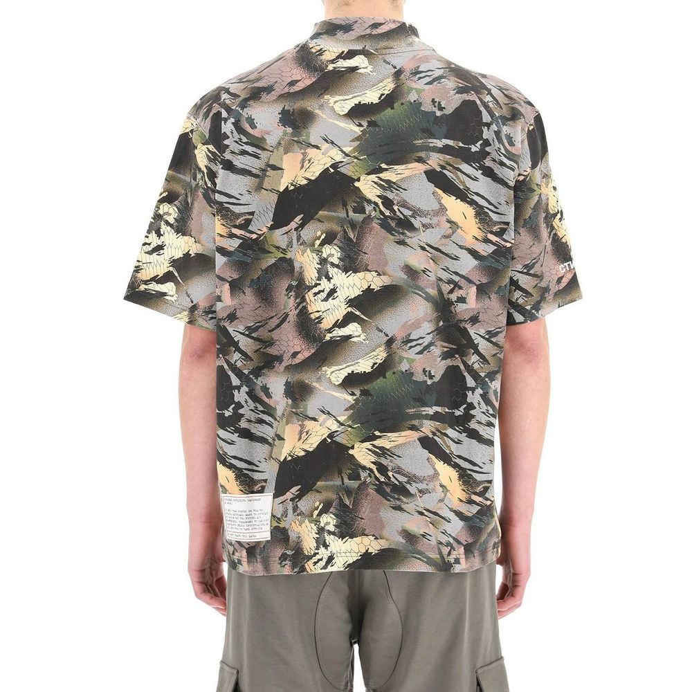 Heron Preston Bicolor Cotton Men's T-Shirt
