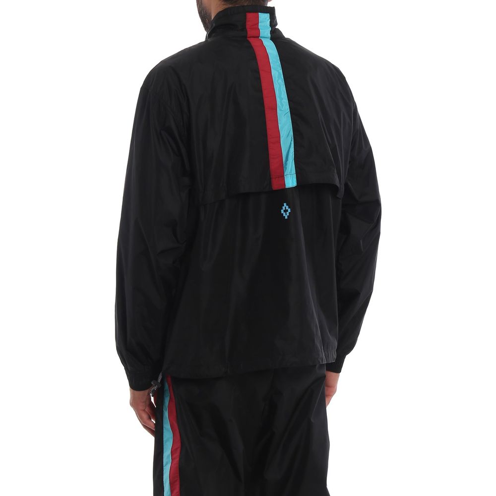 Marcelo Burlon Black Polyamide Shell Men's Jacket
