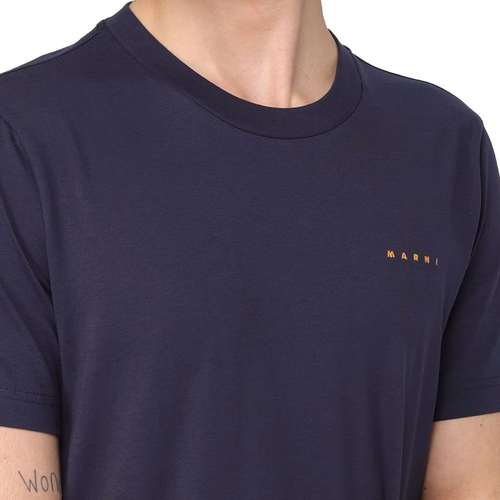 Marni Black Cotton Men's T-Shirt