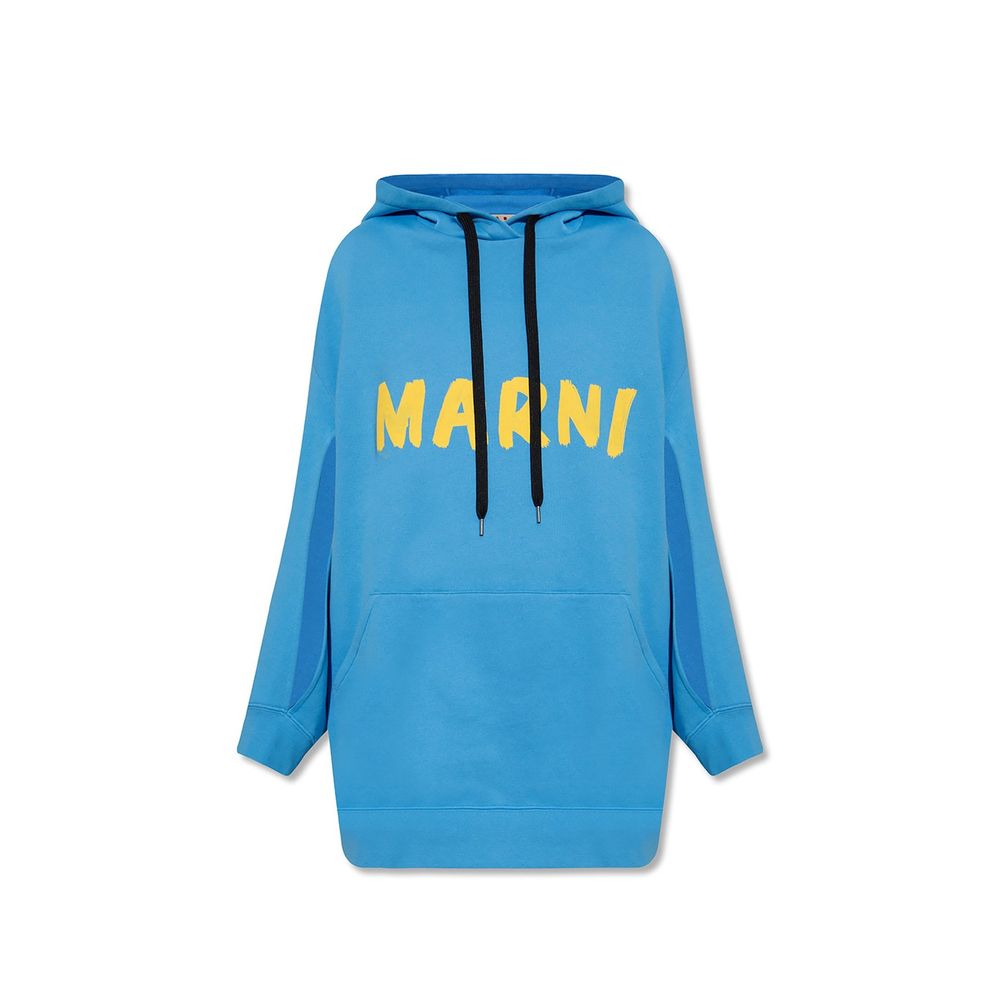 Marni Blue Cotton Women's Sweatshirt
