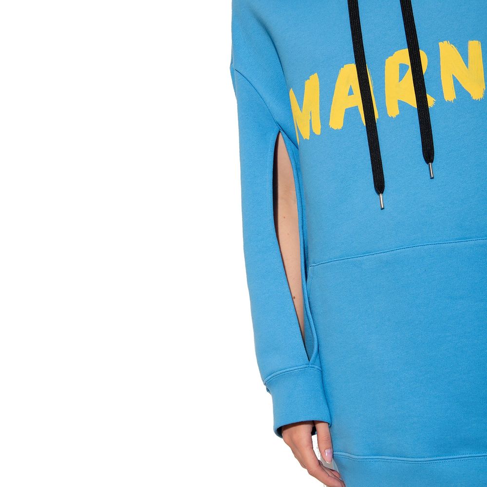 Marni Blue Cotton Women's Sweatshirt