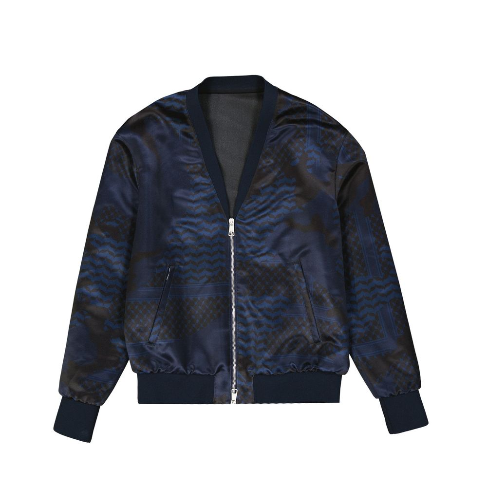 Neil Barrett Blue Polyester Men's Bomber