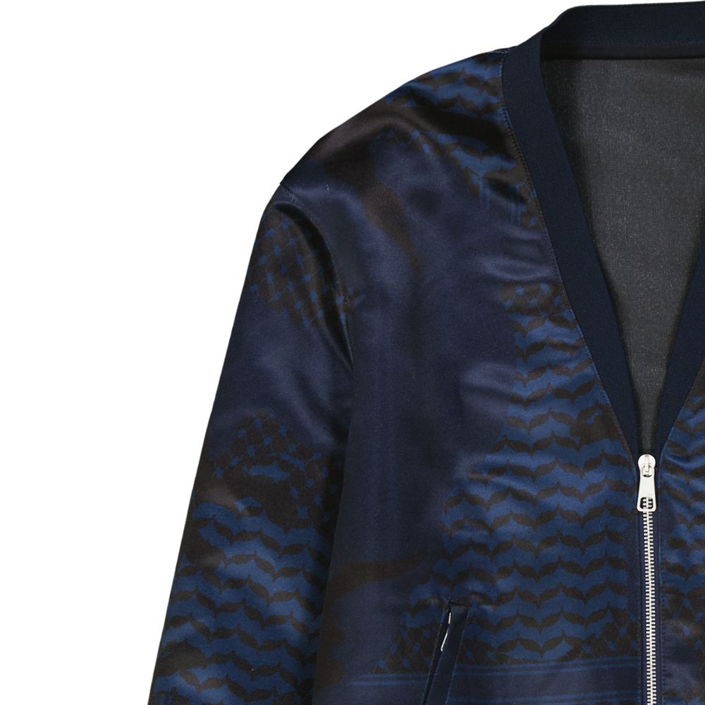 Neil Barrett Blue Polyester Men's Bomber