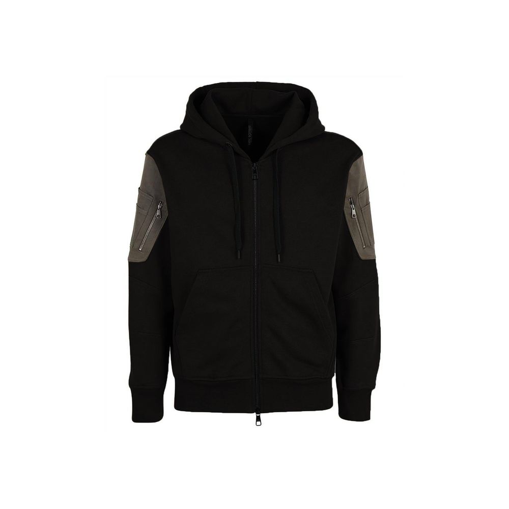 Neil Barrett Black Cotton Men's Sweatshirt