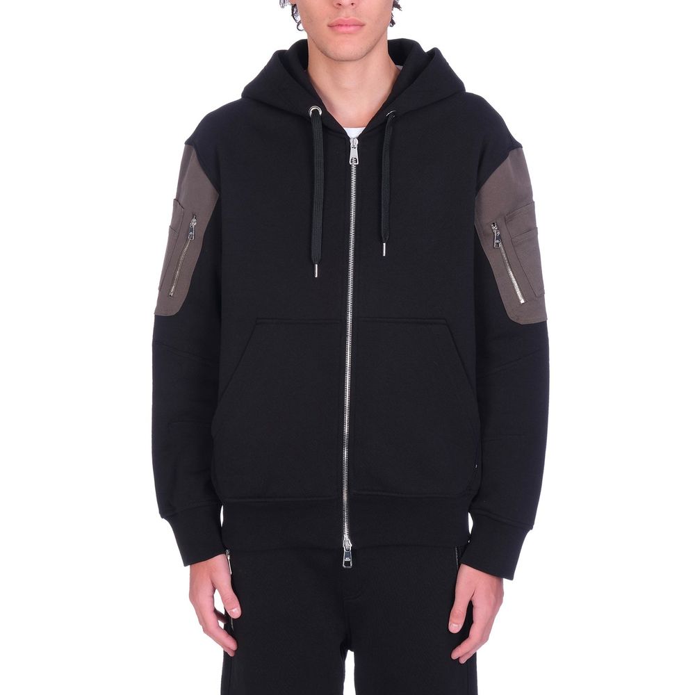 Neil Barrett Black Cotton Men's Sweatshirt