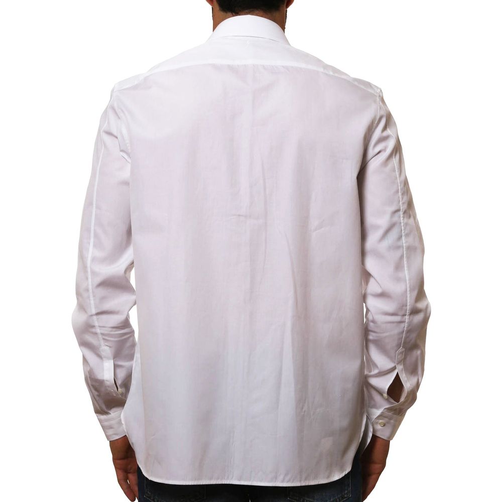 Neil Barrett White Cotton Dress Men's Shirt