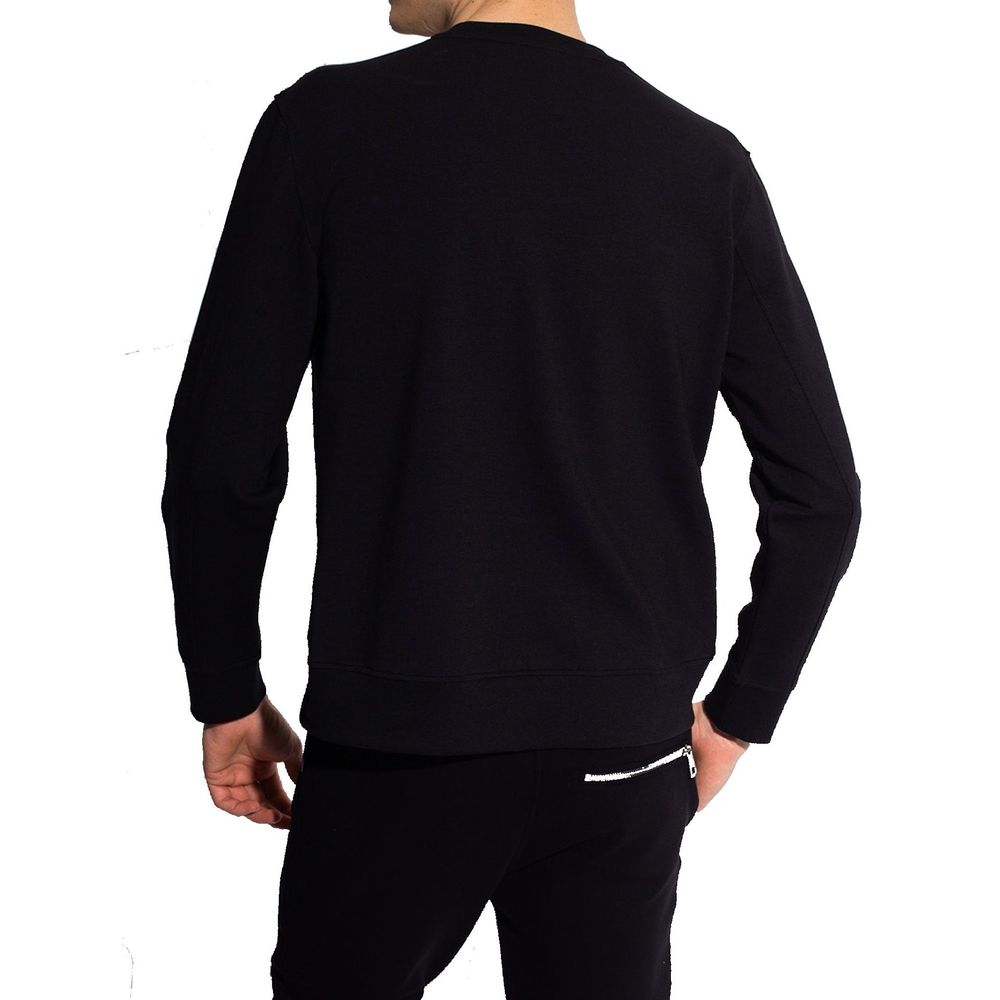 Neil Barrett Black Cotton Men's Sweatshirt