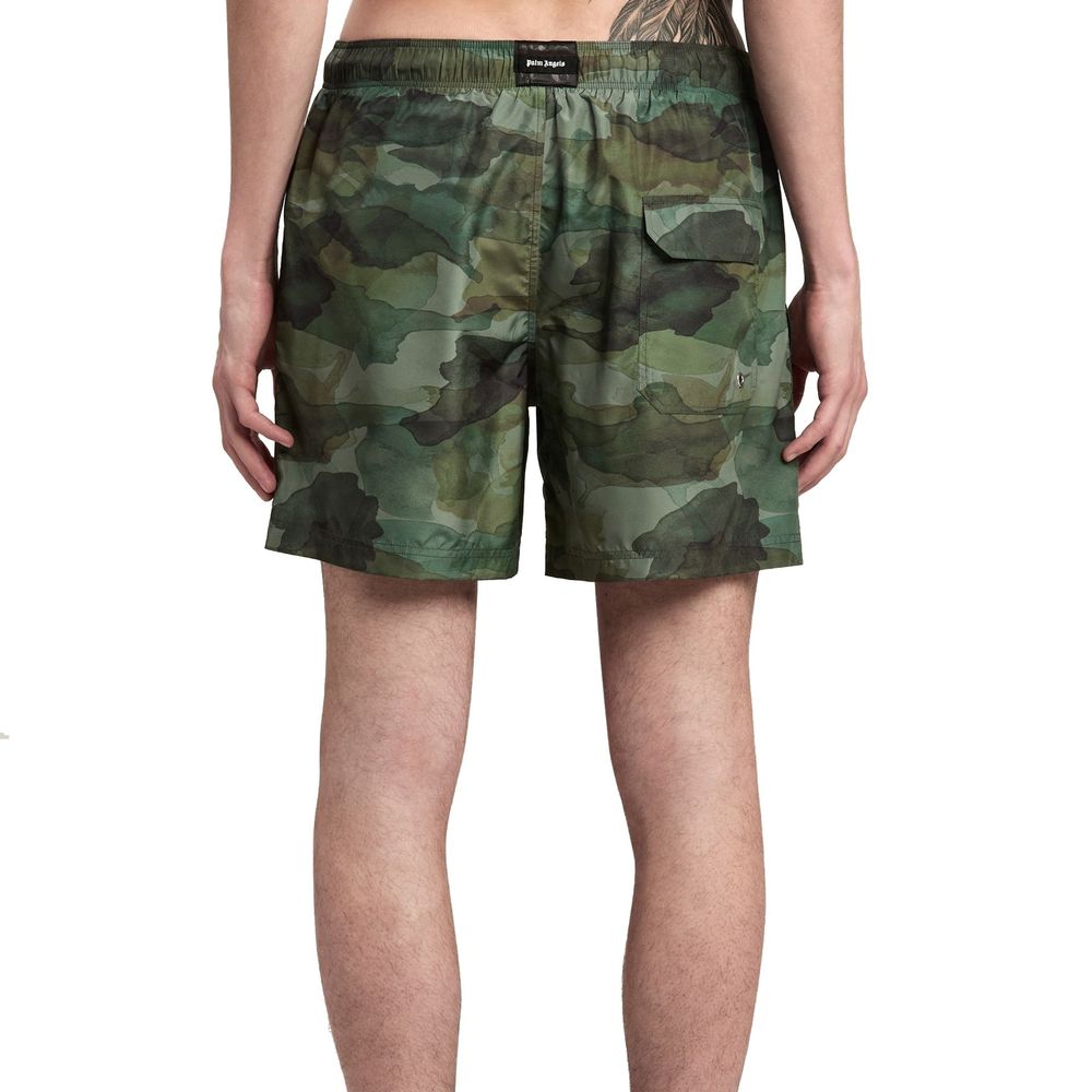 Palm Angels Bicolor Polyester Swim Men's Shorts