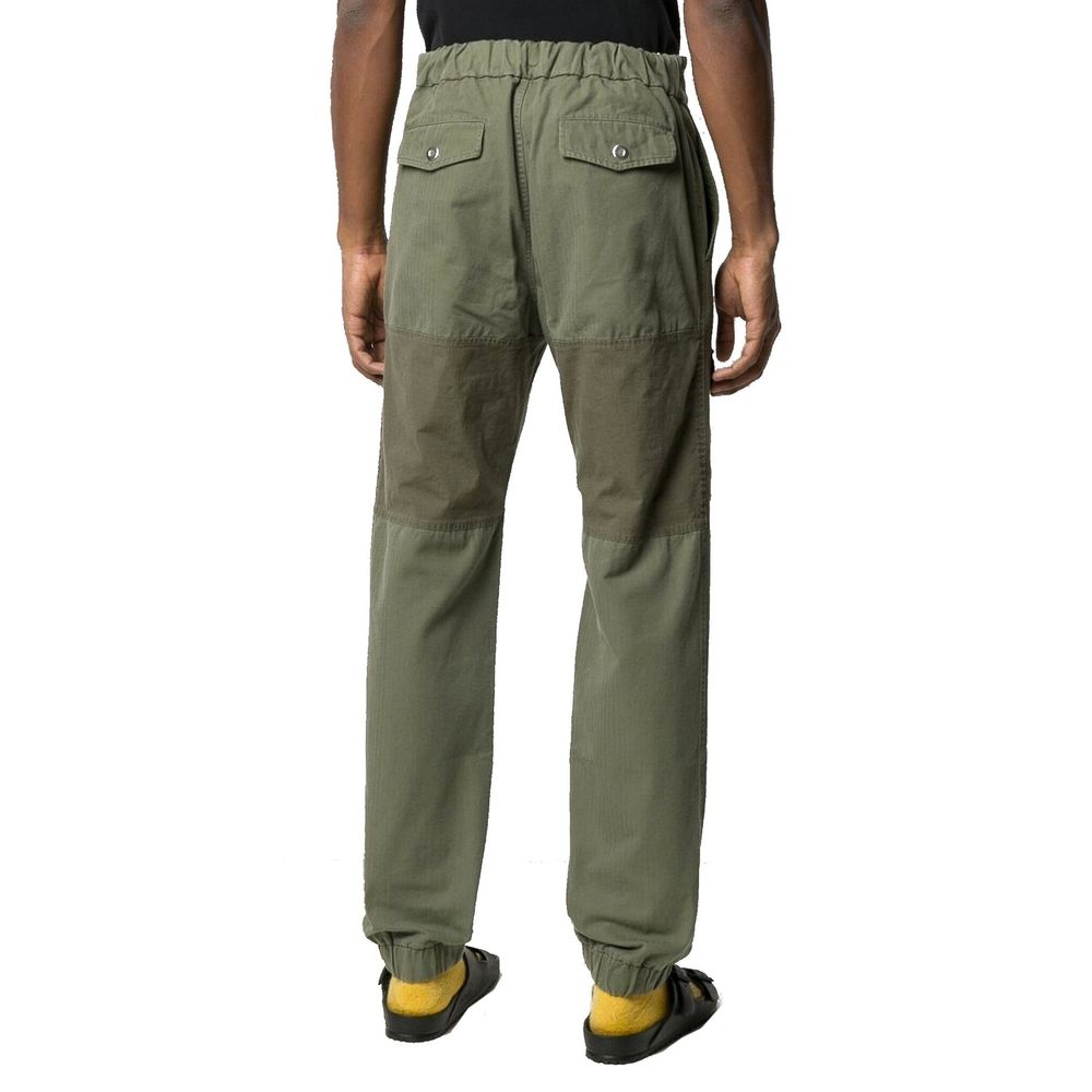 Palm Angels Bicolor Cotton Cargo Men's Pants