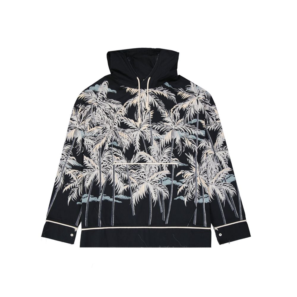 Palm Angels Black Cotton Men's Sweatshirt